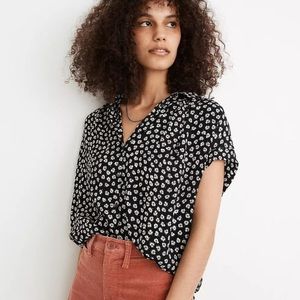 Madewell floral central shirt